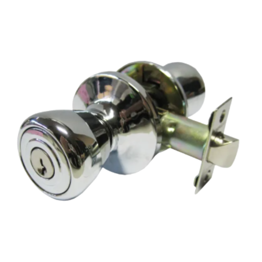 Amerilock Keyed Entry Door Knob Silver Model: AL5763 SSP