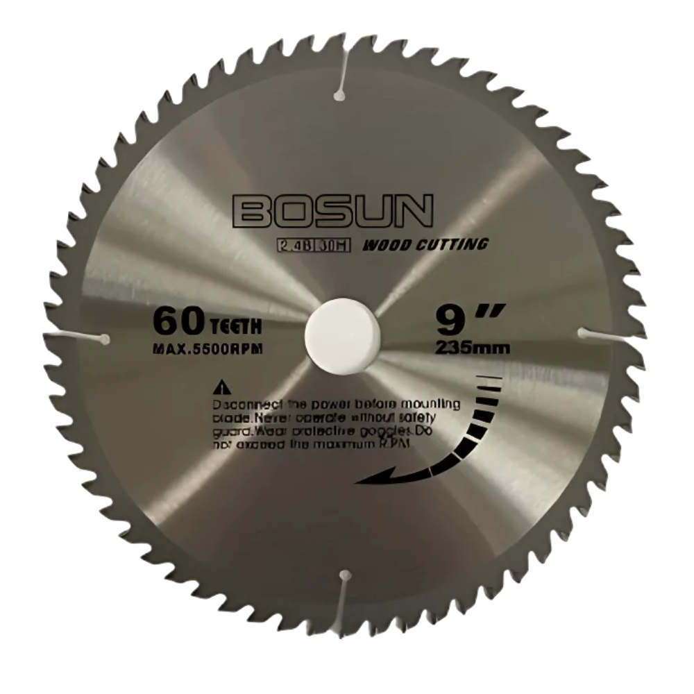Bosun T.C.T. Circular Saw Blade 9-1/4 Inches 60, 80 & 100 Teeth for Wood