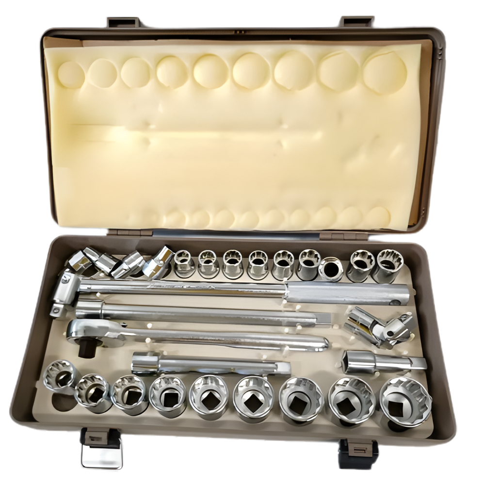 KTC 22pc. 1/2" Dr. 6 & 12pts Metric & Inches Socket Wrench Set B3022P Made in Japan