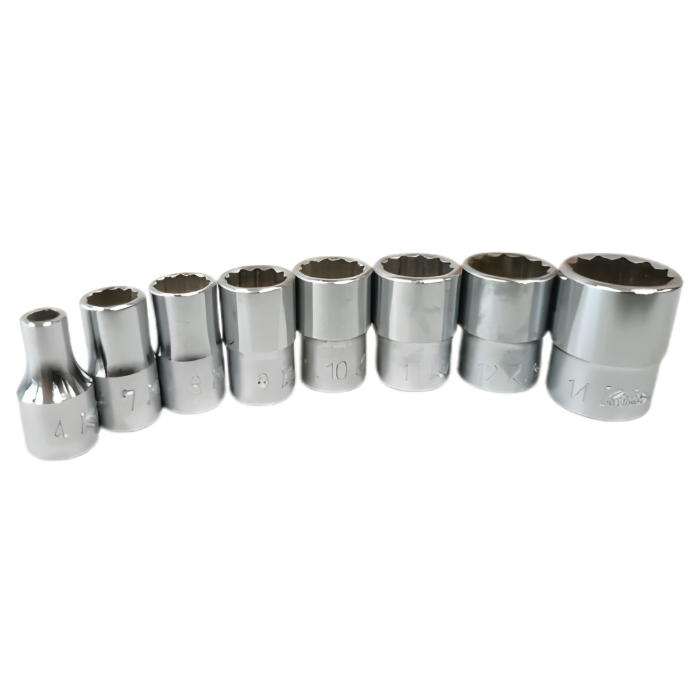 Koken 1/4" Dr. 12pts. Socket Wrench (Metric Sizes)
