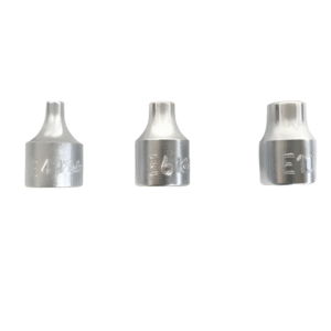 Koken 3/8 Dr. Hexagonal Lobular Torx Socket Wrench E4, E6 & E10 Model: 3425E Made in Japan