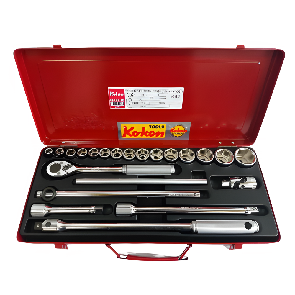 Koken 22pc. 1/2 Dr. Socket Set 3/8" - 1-1/4" 6pts Made in Japan Model: 4244A-6P