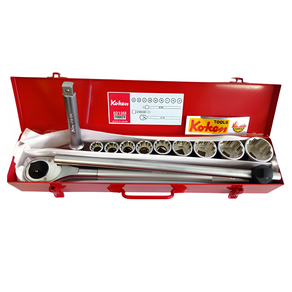 Koken 12pc. 3/4 Dr. Socket Set 22 - 50mm 12pts. Made in Japan Model: 6212-M 12P