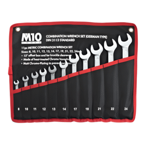 M10 11 pc. Combination Wrench 8 to 24mm 11GTS