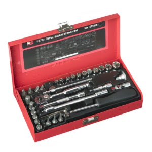 M10 35pc. 1/4 Dr. Socket Set 4 to 13mm 6pts. 235MX