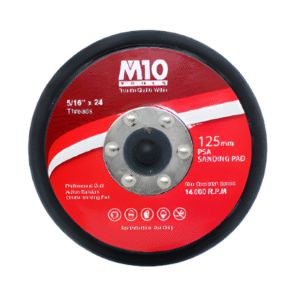 M10 5" Pressure Sensitive Adhesive or PSA Sanding Pad for Random Orbital Sander