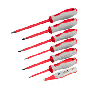 M10 6 pc. Insulated Soft Handle Screwdriver Set with Voltage Tester 335/7