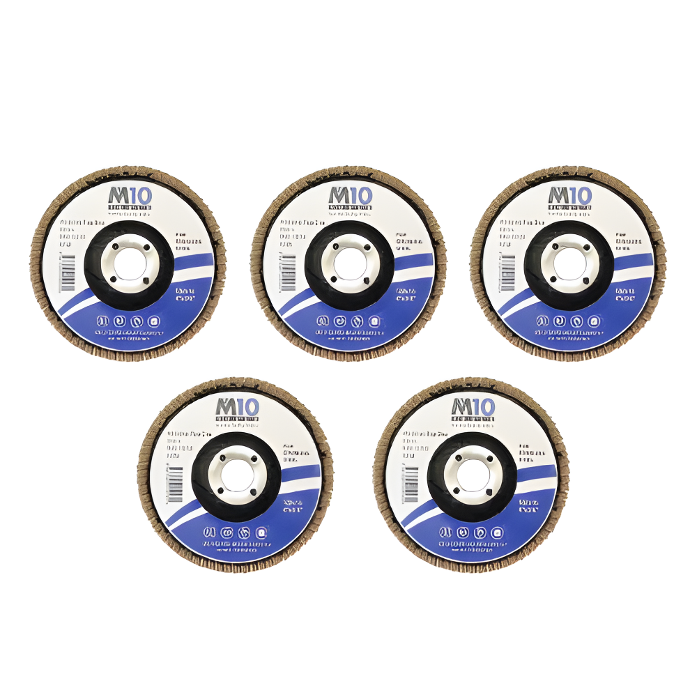 M10 Abrasive Flap Disc Wheel 4" for Stainless Steel (5 pcs.)
