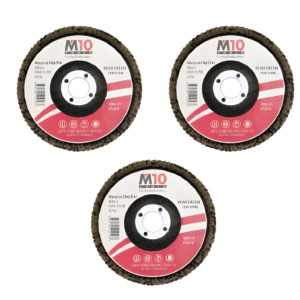 M10 Abrasive Flap Disc Wheel 4" for Steel (3 pcs)