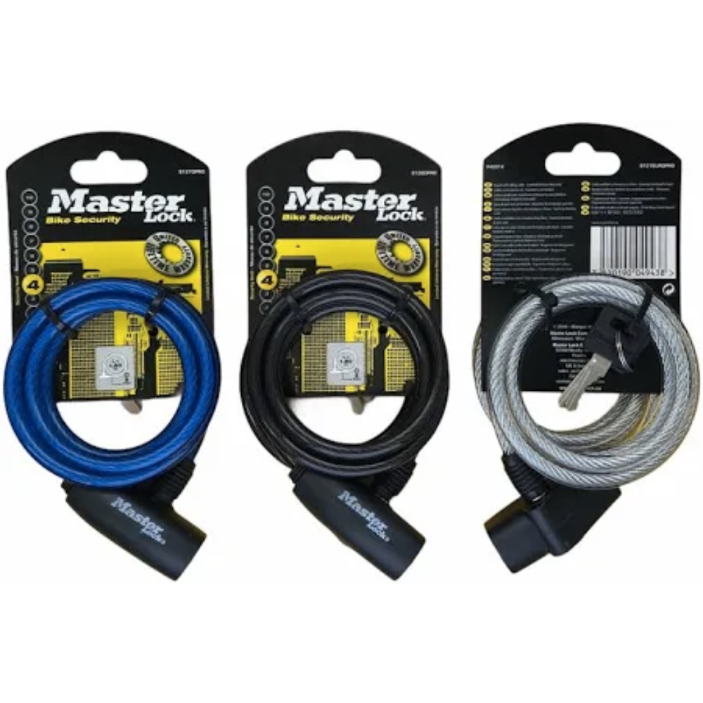 Master Lock Bike Security Keyed Cable 6ft. - Assorted Colors