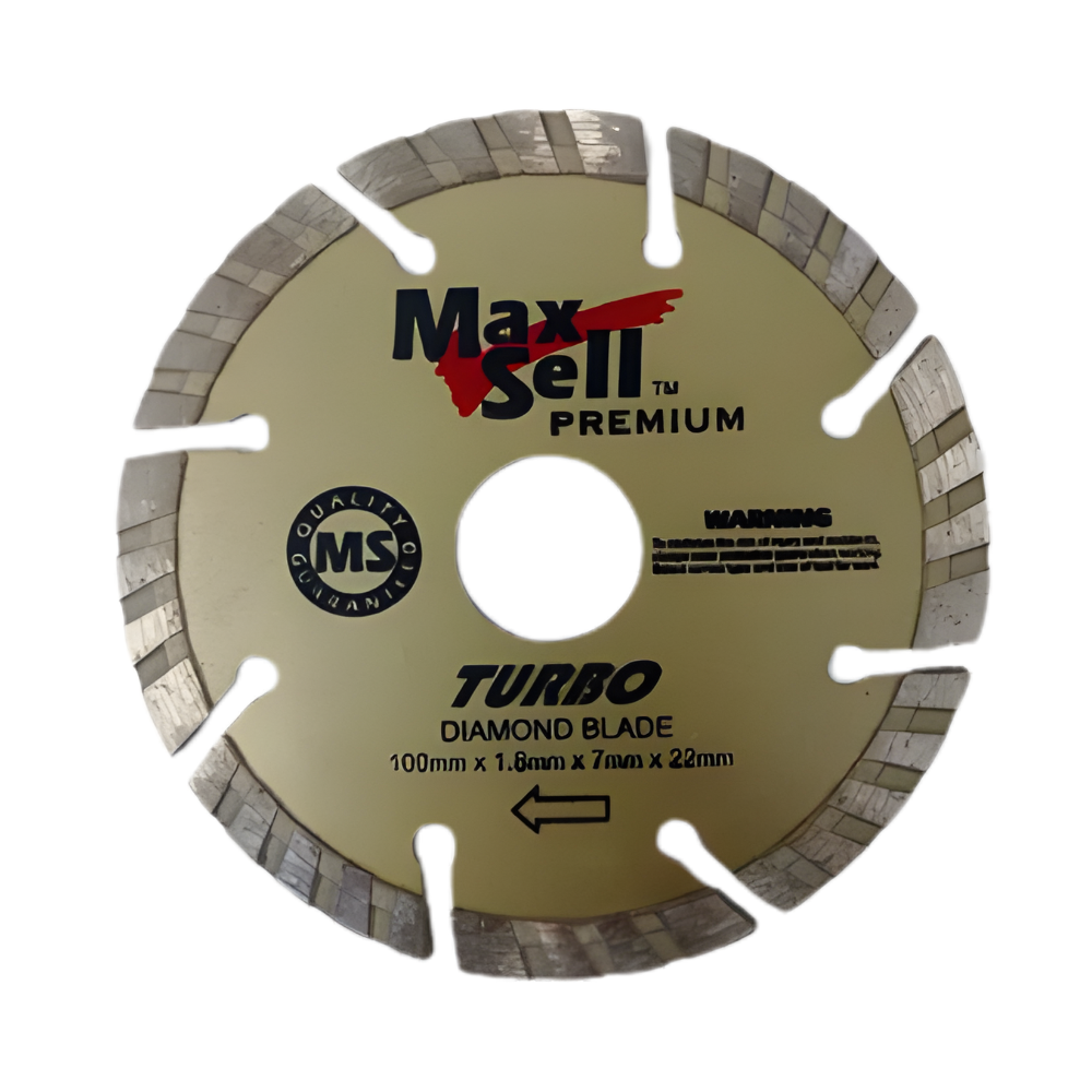 Maxsell Premium Turbo Diamond Cutting Disc 4" DBP-4 - Image 2