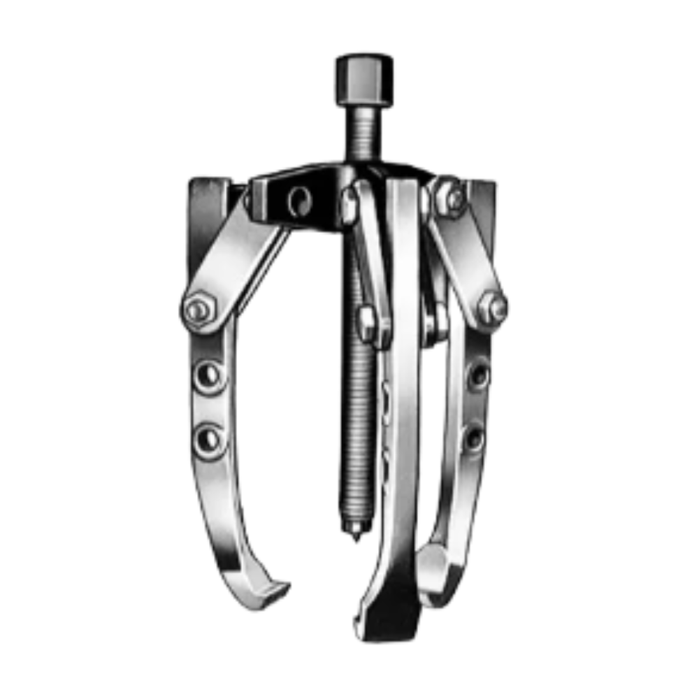 Power Team Grip-O-Matic Mechanical 2/3 Jaw Puller Long Type 7 Ton Cap. Model: 1038 Made in USA