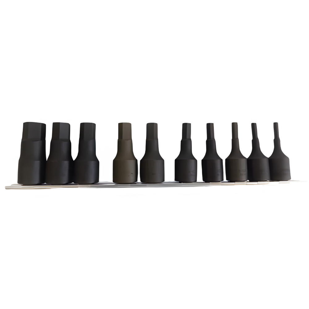 Koken 10pcs. 1/2 Dr. Impact Hexagonal Head Socket Set on Rail  3/16 - 3/4  Made in Japan Model: RS4012A/10L-60