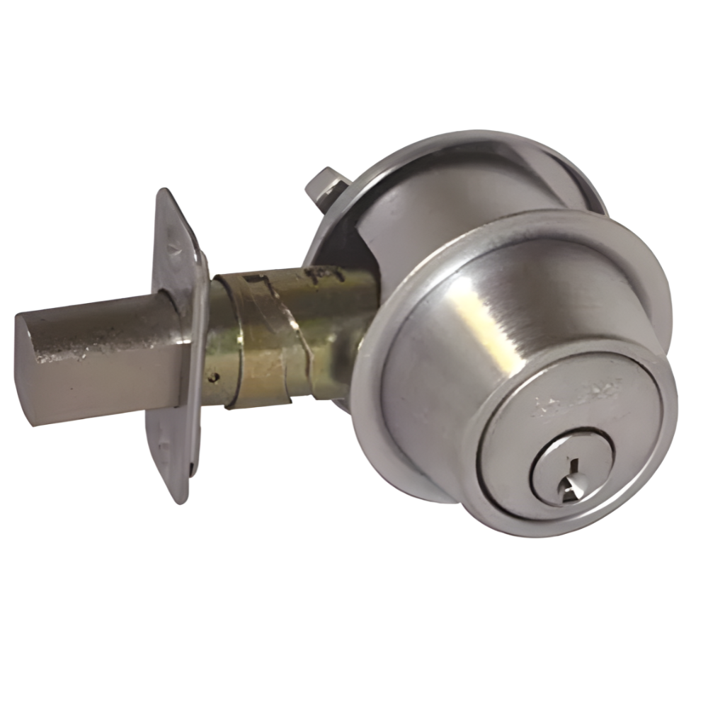 Schlage Single Cylinder Deadbolt - Satin Chrome Model: B560P 626 Made in Mexico