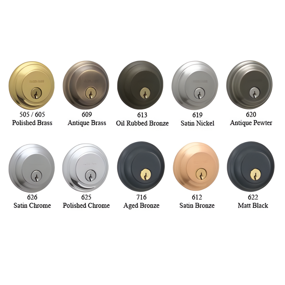 Schlage Grade 1 Super Heavy Duty Commercial Double Cylinder Deadbolt - Satin Chrome Model: B662P EV 626 Made in Mexico - Image 2