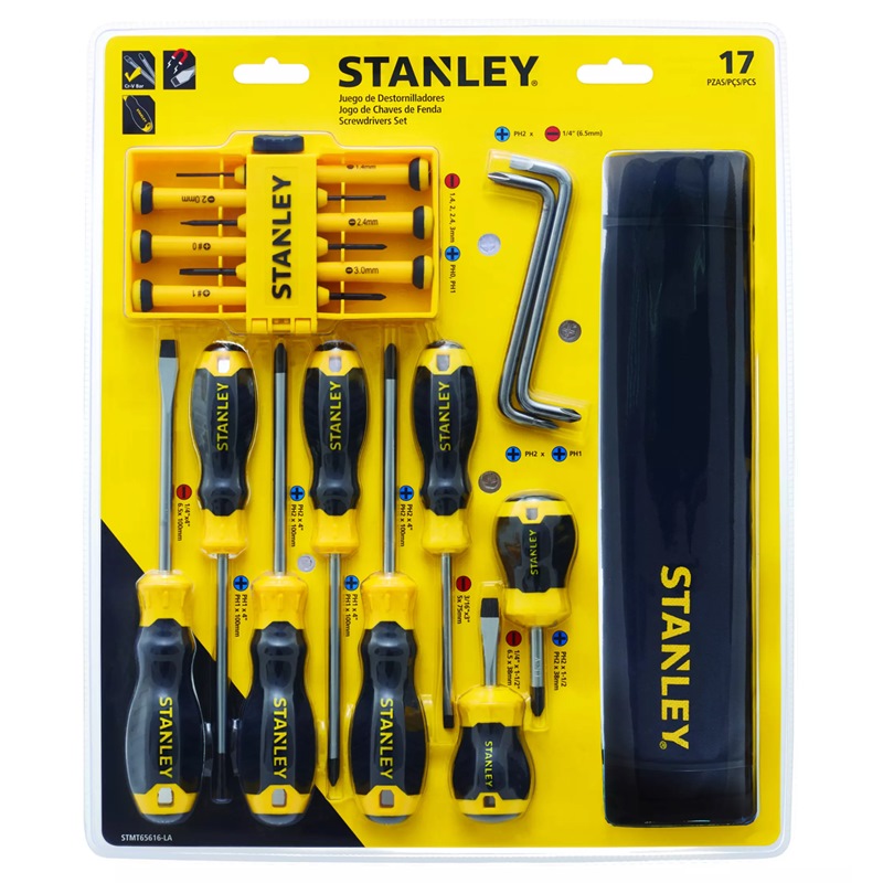 Stanley 17pcs. Screwdriver Set