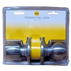 Yale Super Heavy Duty Satin Finish Entrance Door Knob Lockset VCA5807 US32D
