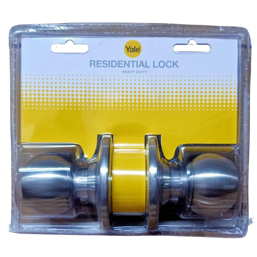 Yale Super Heavy Duty Satin Finish Entrance Door Knob Lockset VCA5807 US32D