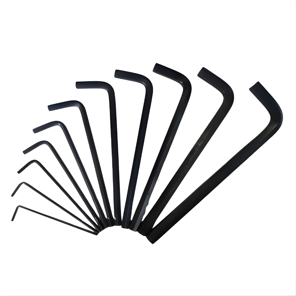 Eight Long Arm Black Hexagon Allen Key 1.5mm - 27mm Made in Japan