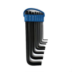 Eight 8 pc. Long Arm Hex Allen Key Wrench Set in Plastic Holder 1/16 to 5/16" 008-4 Made in Japan