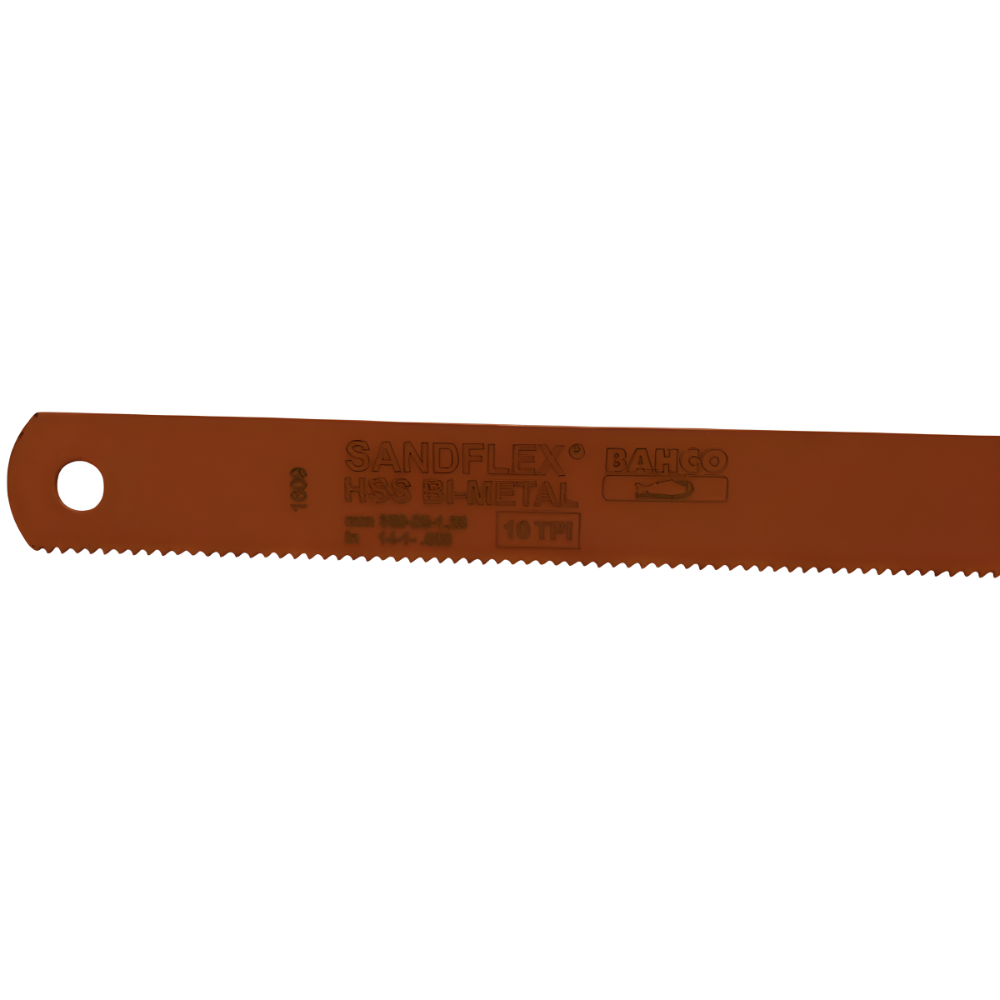 BAHCO Sandflex High Speed Steel Bi-metal Power Hacksaw Blade 14" x 1" x 10TPI 1.25mm Thickness - Image 2