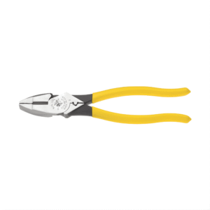 Klein High Leverage Side Cutting/Connector Crimping Pliers 9"