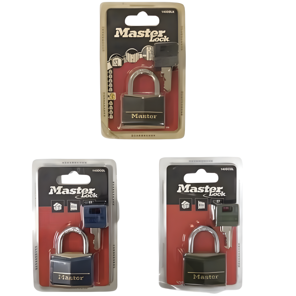 Master Lock Brass Padlock with Vinyl Cover