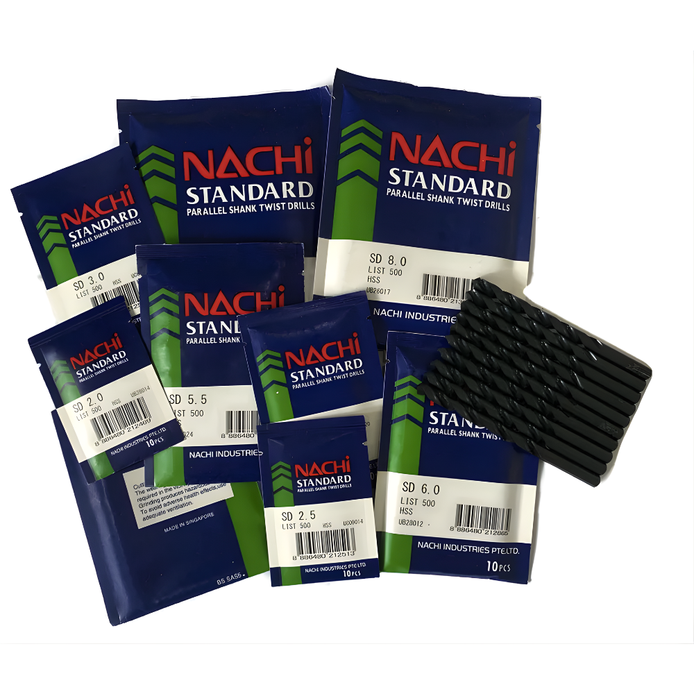 Nachi 10 pcs. High Speed Steel Drill Bit Made in Singapore