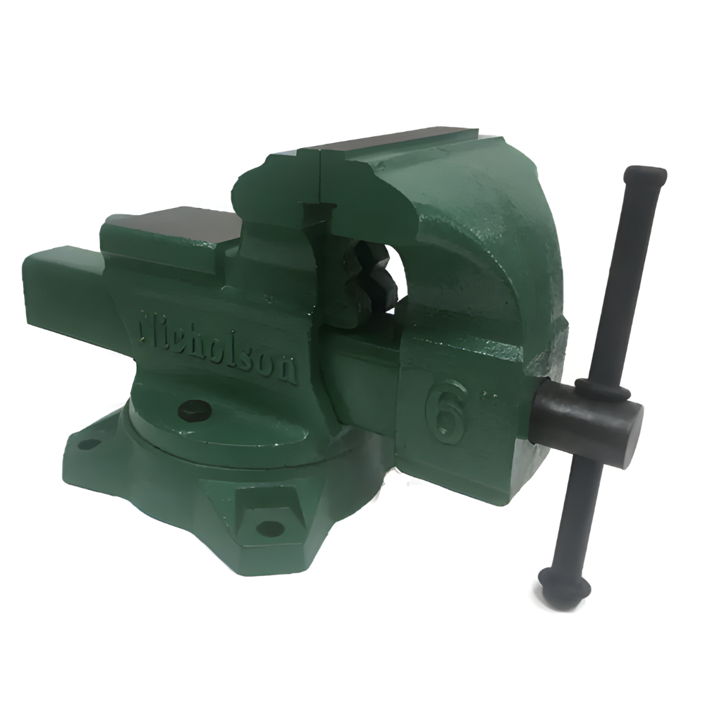 Nicholson Heavy Duty Steel Swivel Bench Vise 6"