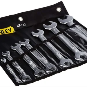 stanley 1 87 712 double open end wrench set silver 7 pieces 1000x1000