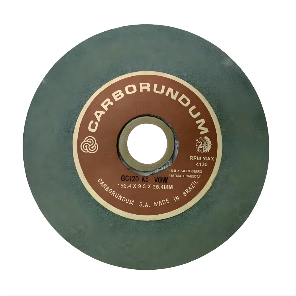 Carborundum Silicon Carbide Grinding Stone 6" x 3/8" x 1" Grit 120