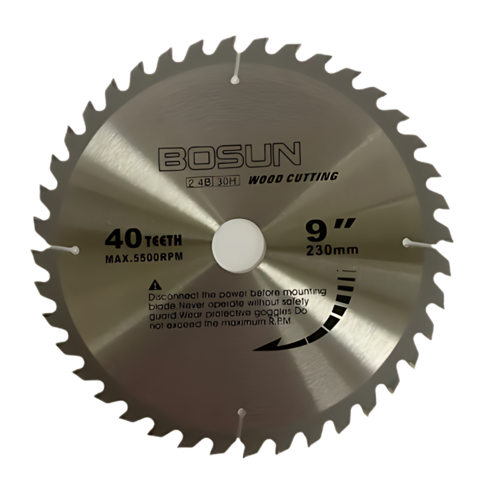 Bosun T.C.T. Circular Saw Blade 9 Inches 40 & 60 Teeth for Wood
