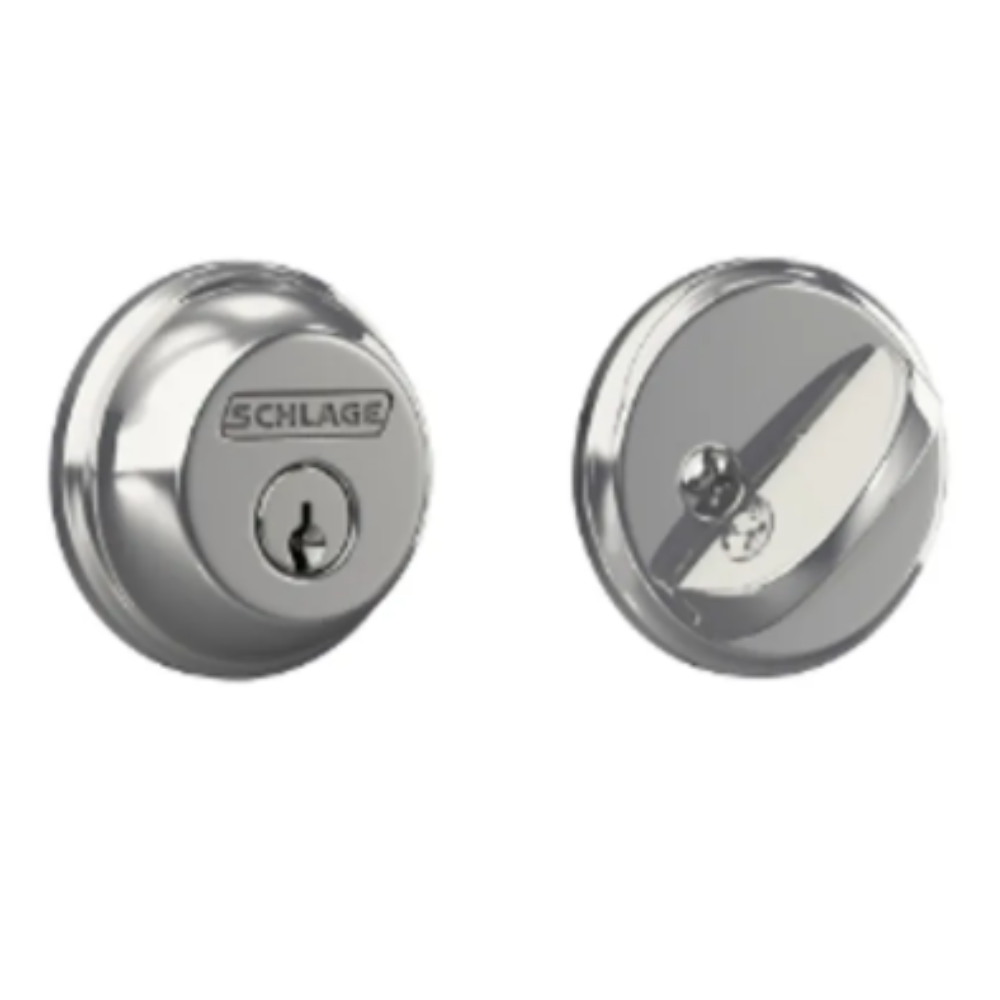 Schlage Single Cylinder Deadbolt Model: BC160P Made in Mexico