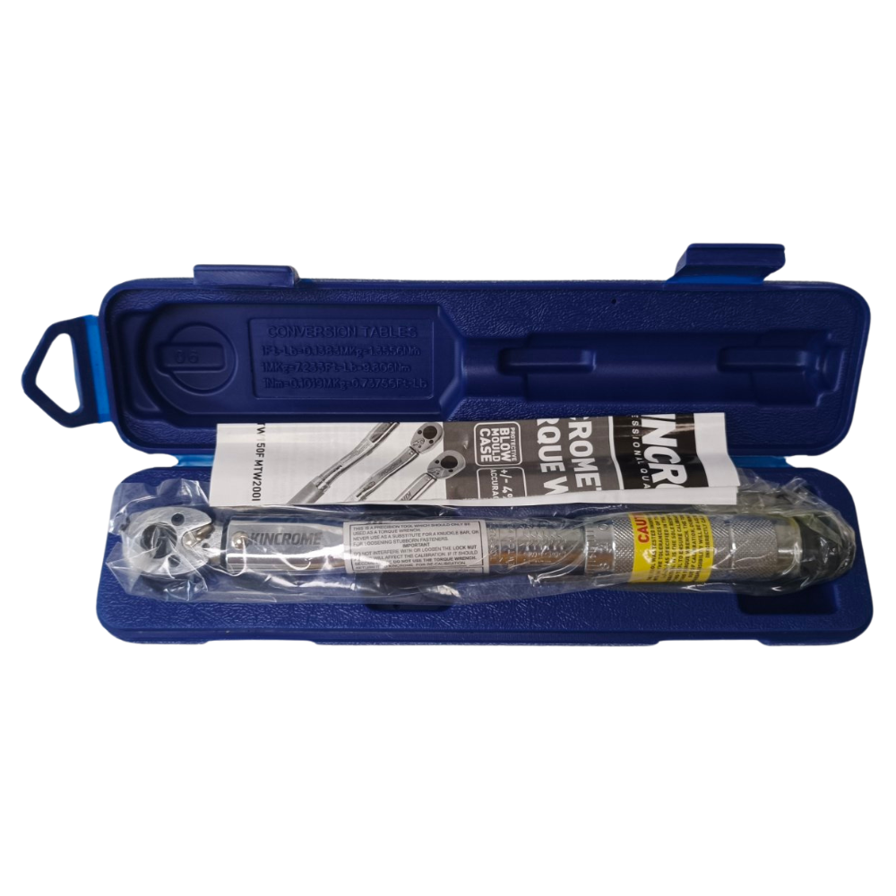 Kinchrome 1/4" Dr. Micrometer Torque Wrench 2-24NM Model: MTW200I Made in Australia