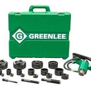 Greenlee 11-Ton Hydraulic Knockout Kit with Hand Pump and Slug-Buster® 1/2" - 4" 7310SB Made in USA