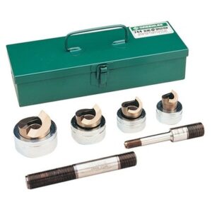 Greenlee 744 Slug-Splitter Knockout Punch Kit 1/2" to 1-1/4" Made in USA