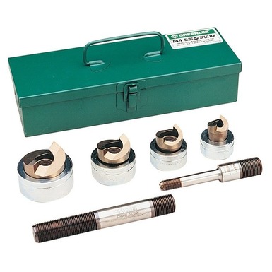 Greenlee 744 Slug-Splitter Knockout Punch Kit 1/2" to 1-1/4" Made in USA