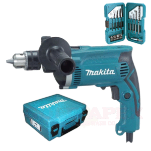 MAKITA HP1630KSET Hammer Drill with Keyed Chuck 16 mm (5/8") 710 W