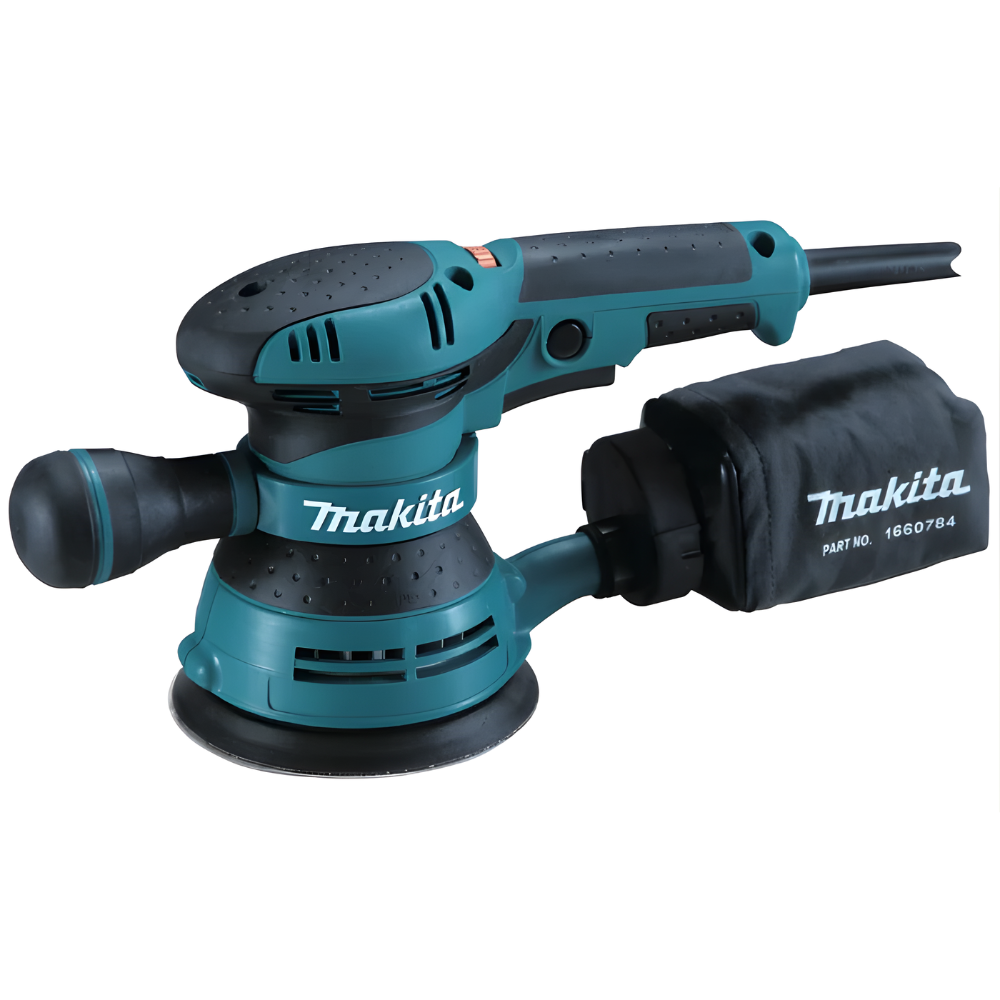 Makita BO5041 Variable Speed Random Orbit Sander 125mm (5″) with Built-In Dust Extraction System 300W
