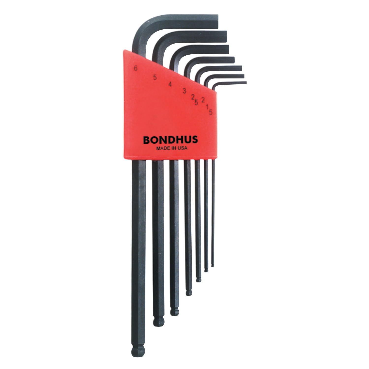 7pc. Bondhus 10992 Ballpoint Long Allen Wrench 1.5 to 6mm BLX7M Made in USA