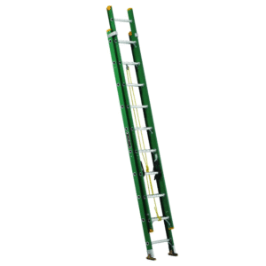 Louisville FE0600 Series Fiberglass Extension Ladder 225lbs. Made in Mexico
