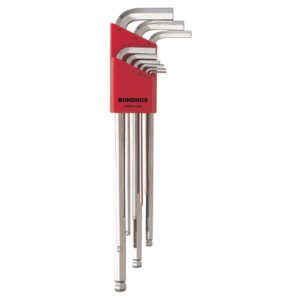 9pc. Bondhus 17099 Ballpoint Extra Long Allen Wrench 1.5 to 10mm BLX9MB Made in USA