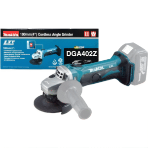 Makita DGA402Z Cordless Angle Grinder 100mm(4") , Anti-Restart Function, Slide Switch Lock-On (LXT) 18V [Bare]