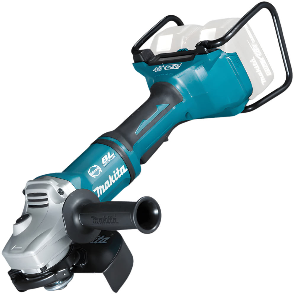 Makita DGA900Z  Cordless Angle Grinder 9", Anti-Restart Function, Electric Brake, Large Trigger Switch 36V (LXT-Series) [Bare]