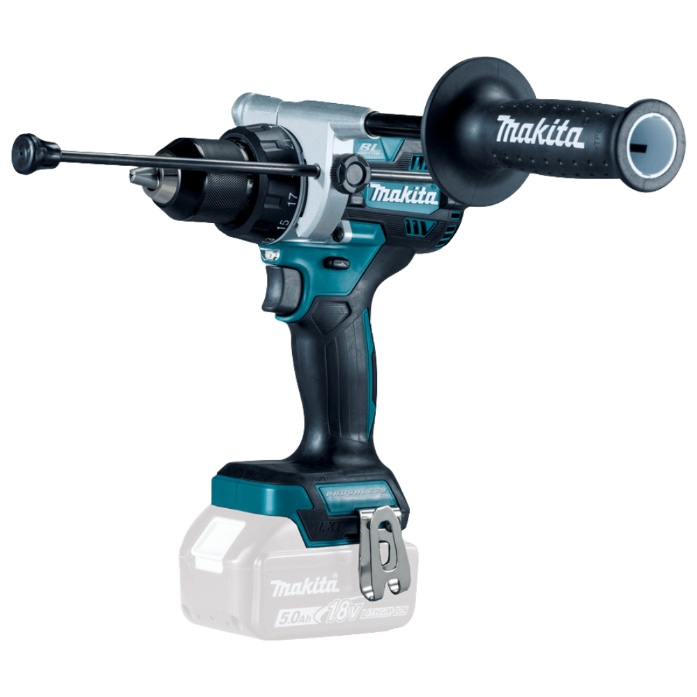 Makita 13mm (1/2″) 125 N·m (1,100 in.lbs.) Cordless Hammer Driver Drill 18V LXT® Li-Ion [Bare Tool] DHP486Z