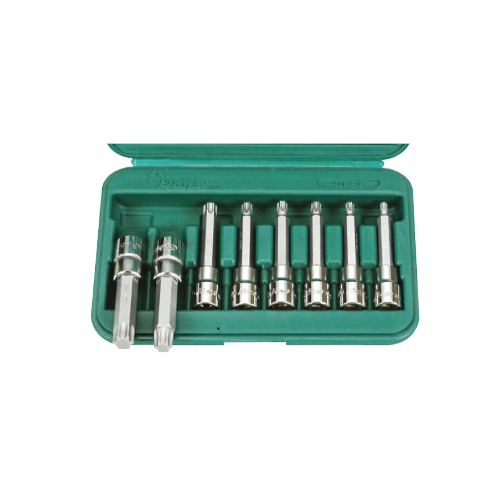Hans 46024-49 1/2" Drive 9pcs. Star Bit Socket Set 100mmL