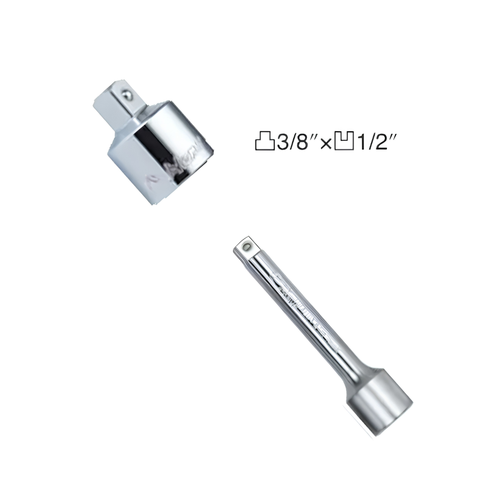 Hans Socket Extension Reducer Bar 1/2" Female X 3/8" Male