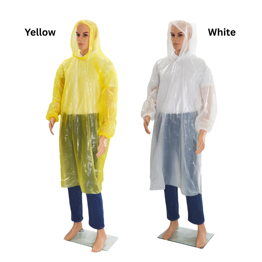 Hercules #2350 Unisex Disposable Soft Raincoat