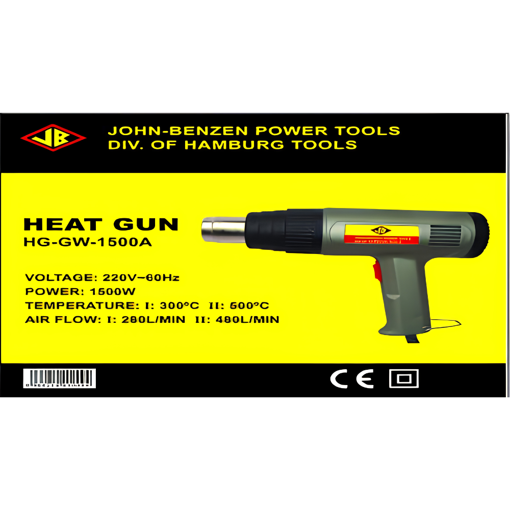 John Benzen Heat Gun 1500w HG-GW-1500A