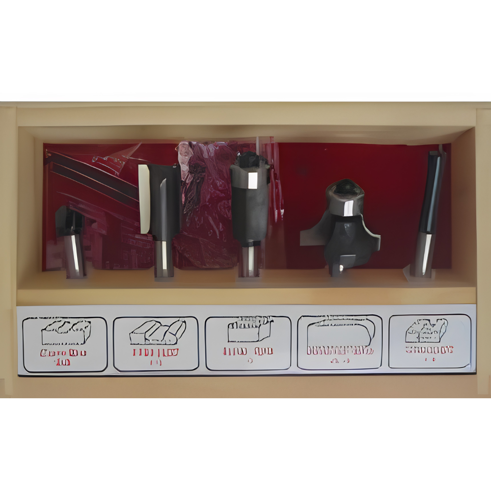 John Benzen 5pc. RouterBit Set 1/4" Shank